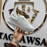 ⁦سنيكرز أبيض فاخر نعل عالي - تصميم "ألكسندر alexander⁩ - الصورة ⁦2⁩