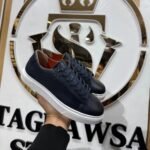 ⁦حذاء كاجوال جلد عصري - تشكيلة ألوان متنوعة (Pull & Bear & Classic)⁩ - الصورة ⁦3⁩